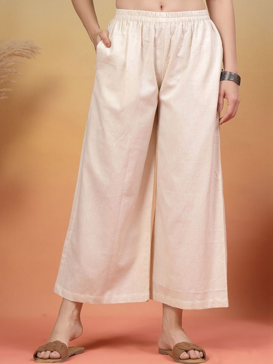 Sangria Straight Cropped Palazzos