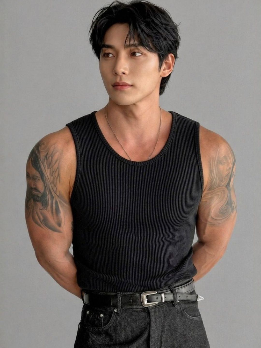ROCKWELL Self Design Cotton Innerwear Vests