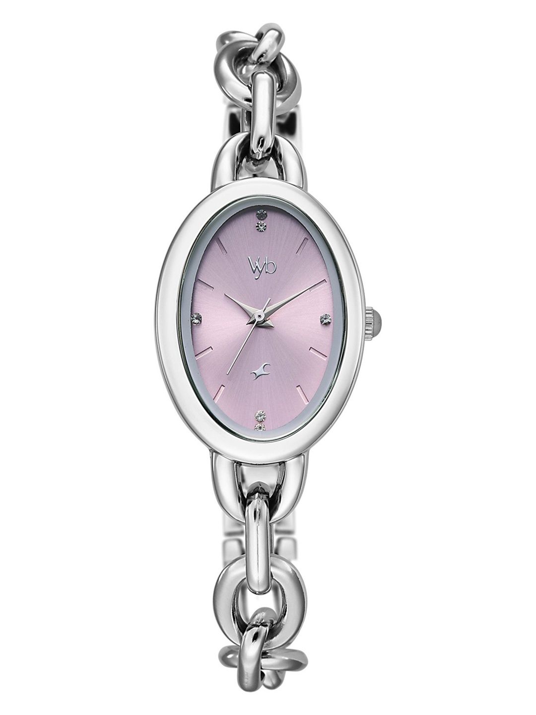 Fastrack Women Vyb Manifester Quartz Lilac Dial Watch - FV60148SM01W