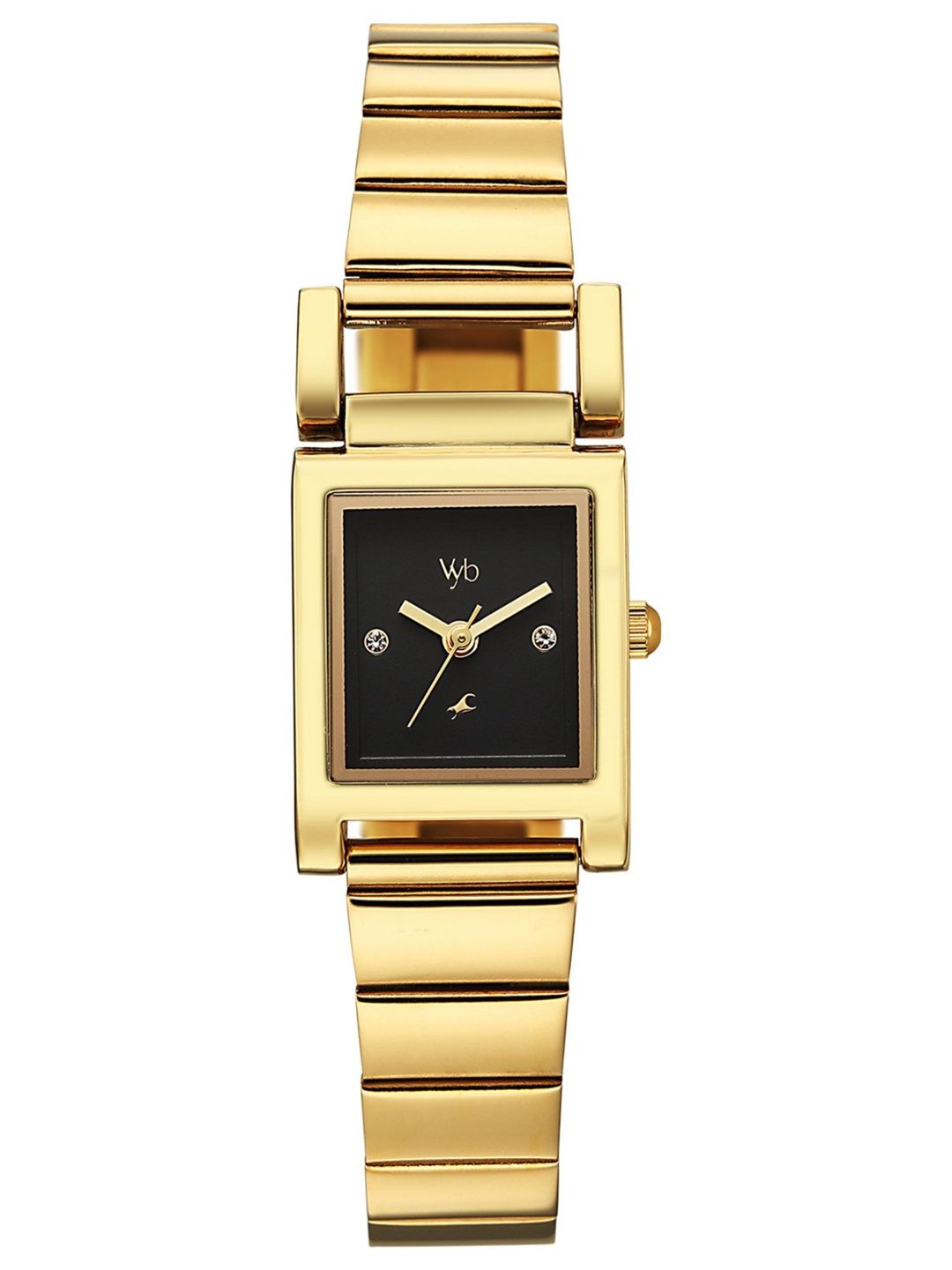 Fastrack Women Vyb Muse Quartz Black Dial Watch - FV60137YM01W