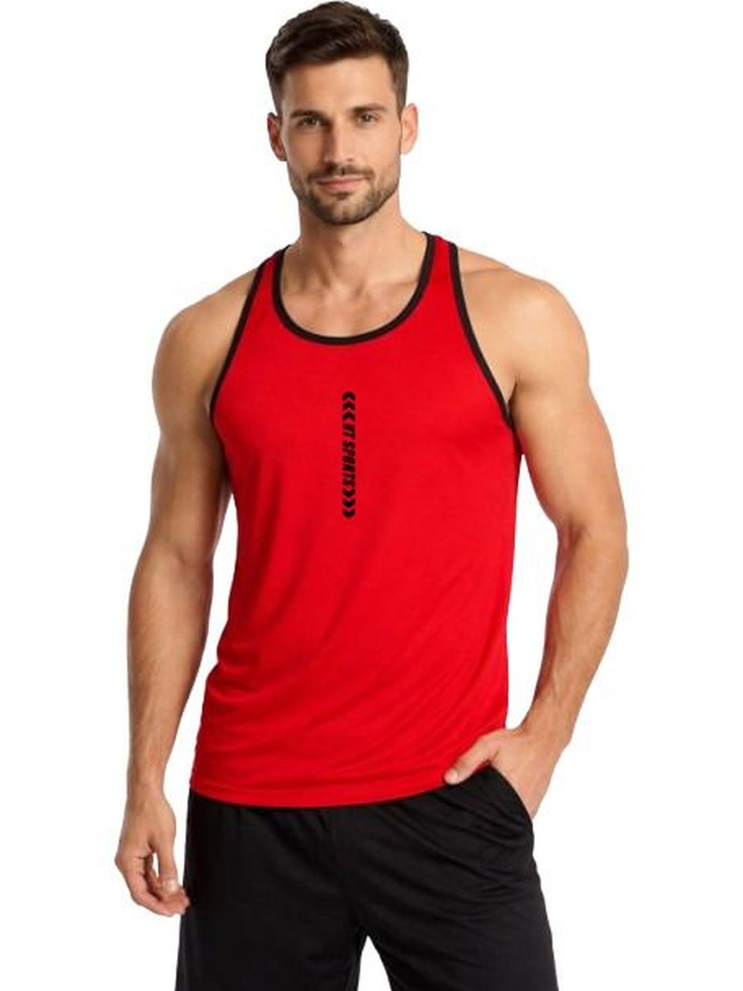 VTSPORTS Printed Gym Vest