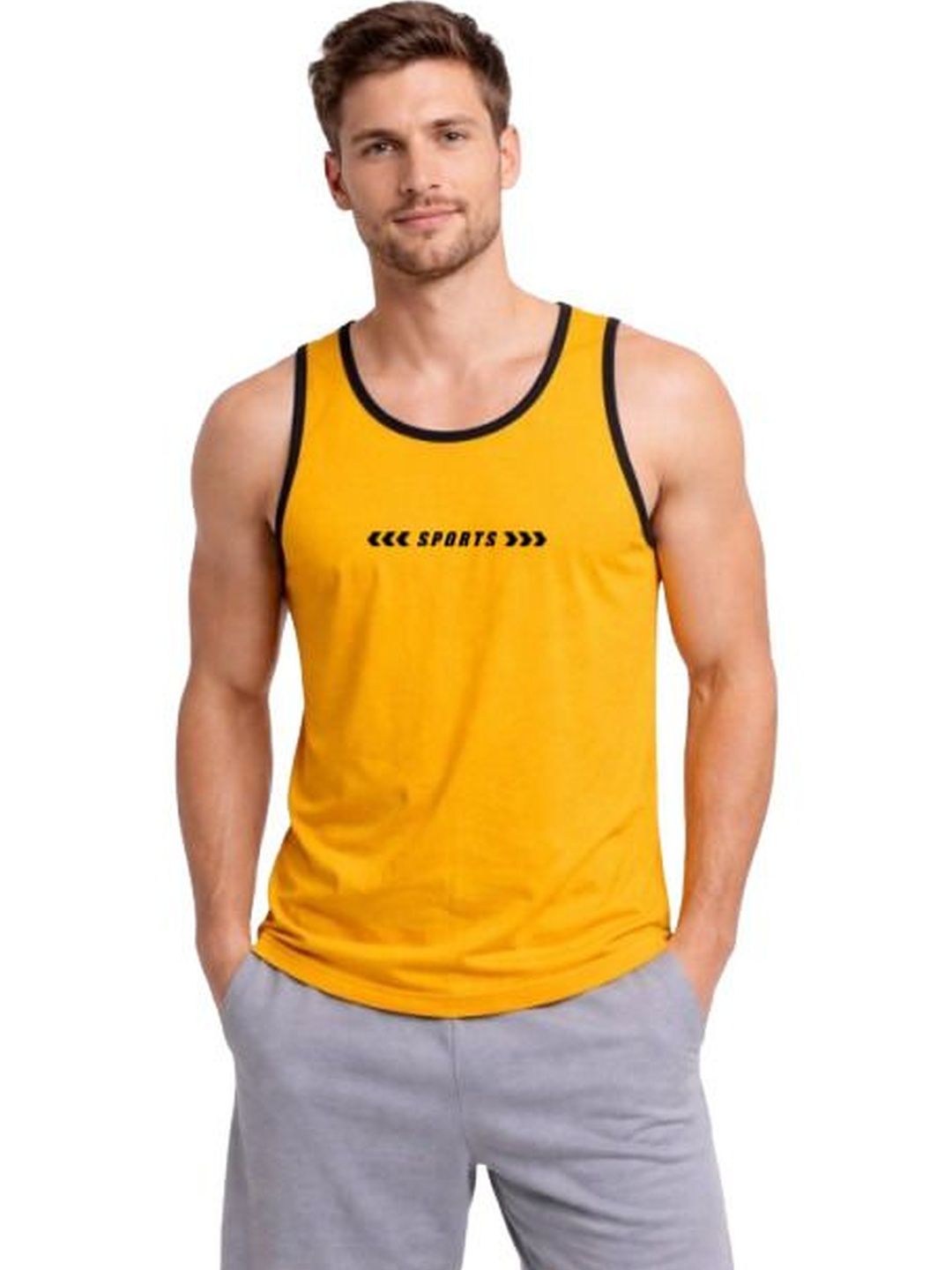 VTSPORTS Printed Gym Vest