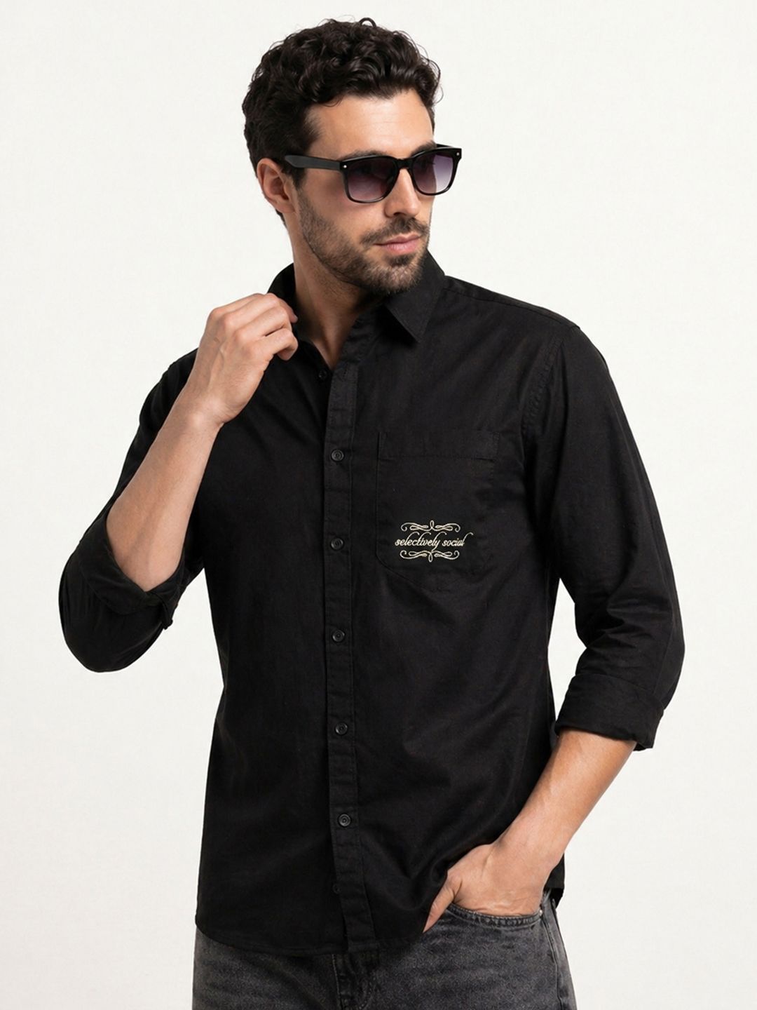 WROGN Cotton Casual Shirt