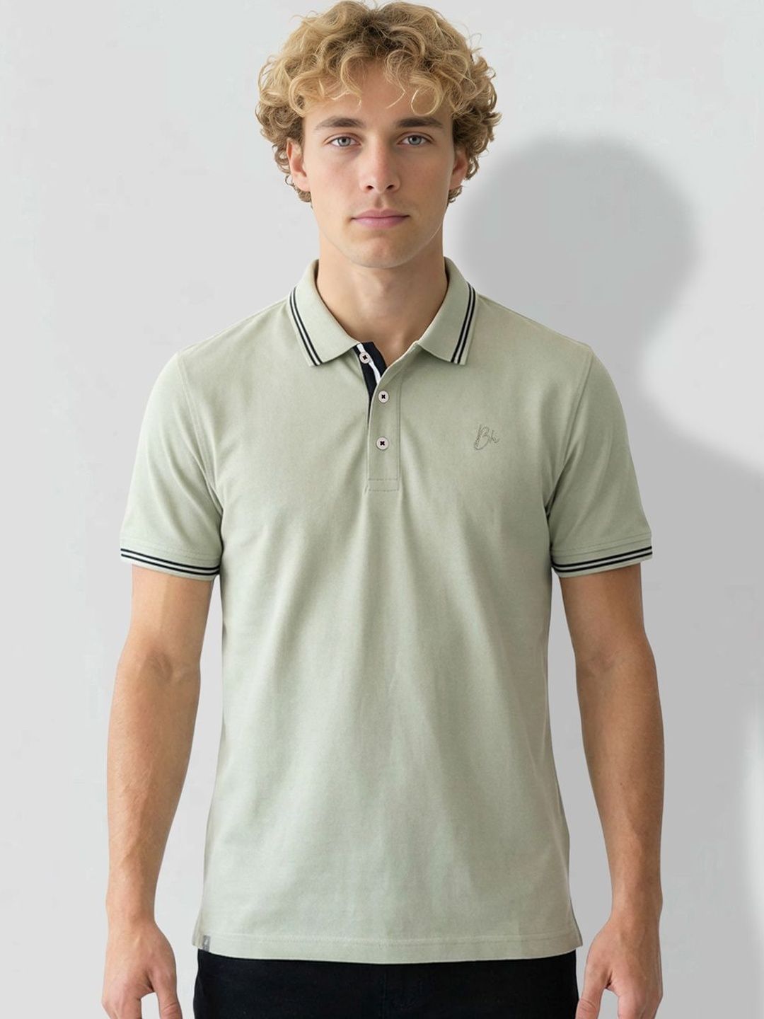 Being Human Men Polo Collar T-shirt