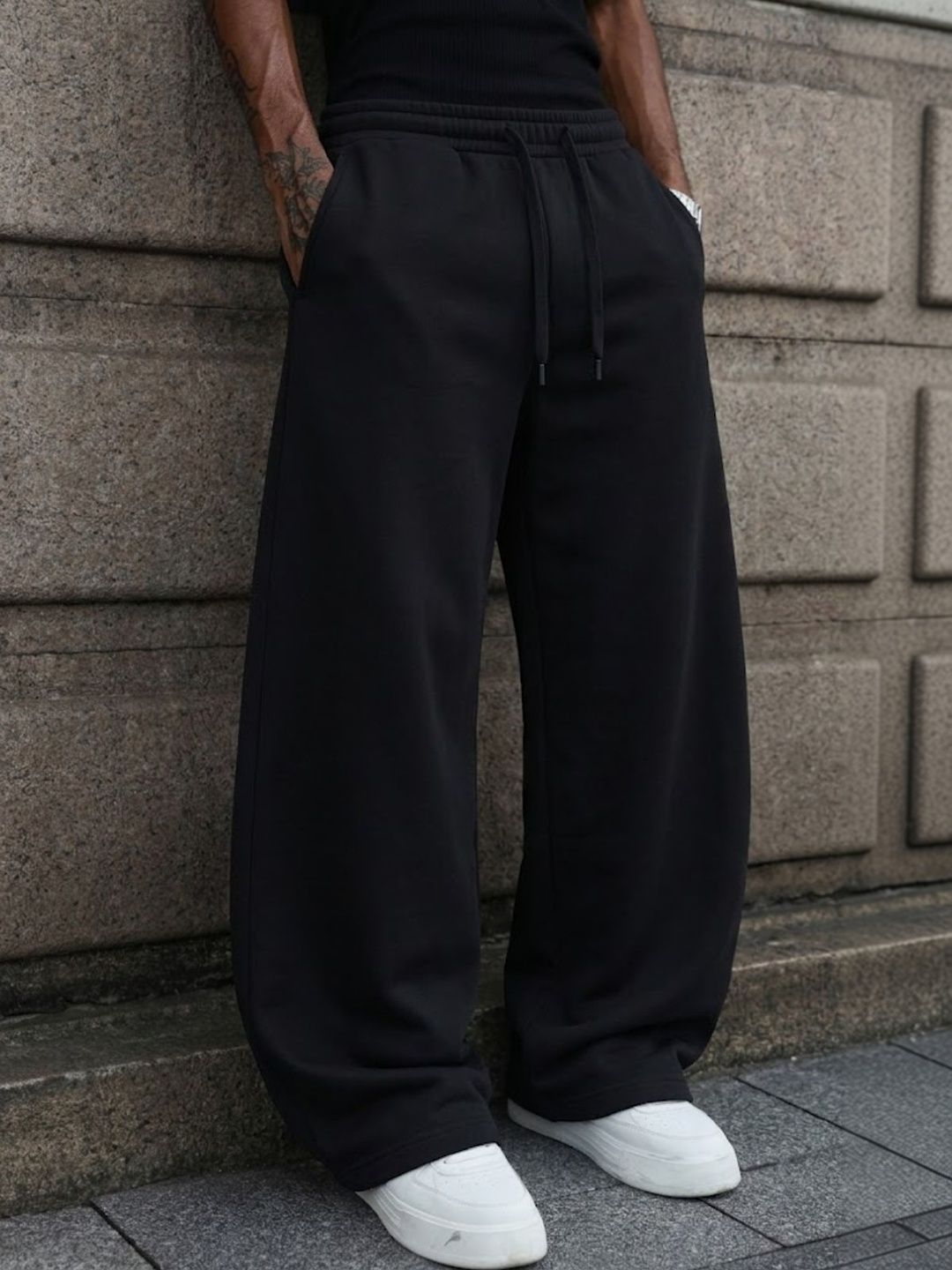 dockstreet Men Relaxed Fit Track Pants