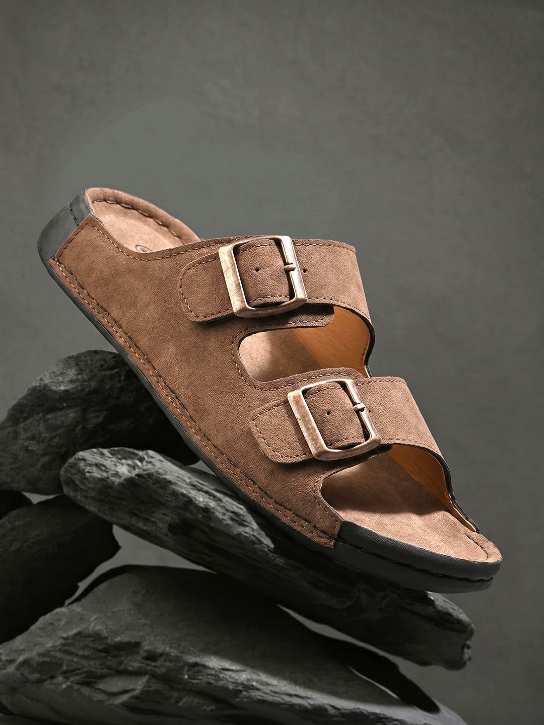 The Roadster Lifestyle Co Men Slip-On Comfort Sandals