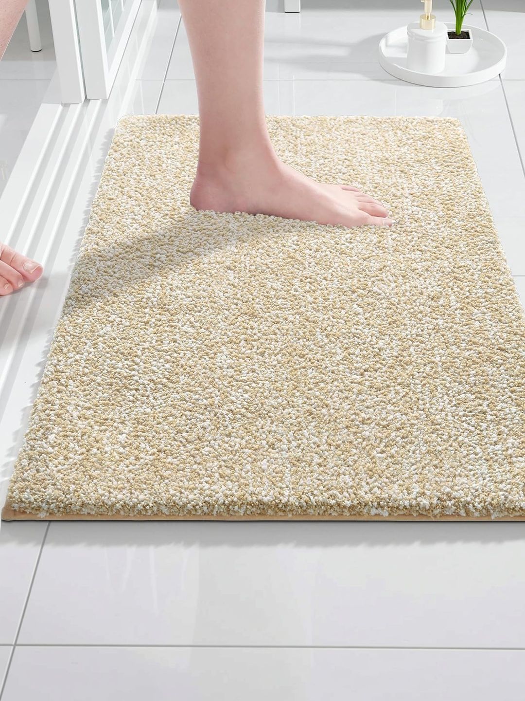 AaHo Decor Beige Anti-Slip High Absorbent Doormats