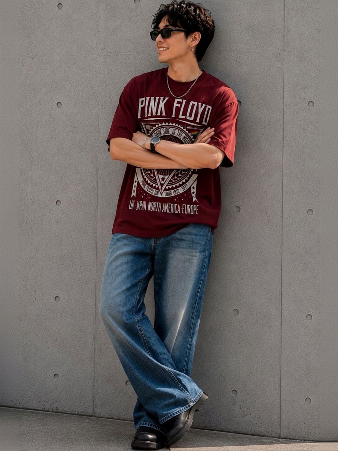 CAPTCHA Men Printed Pure Cotton T-shirt