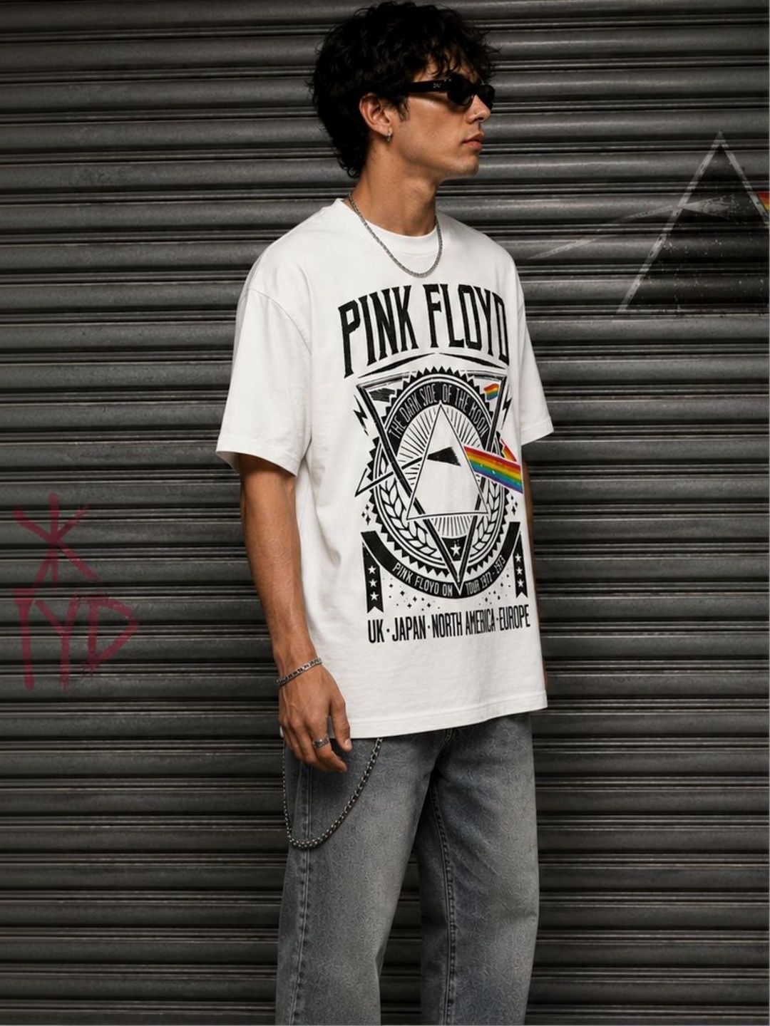 CAPTCHA Men Printed Pure Cotton T-shirt