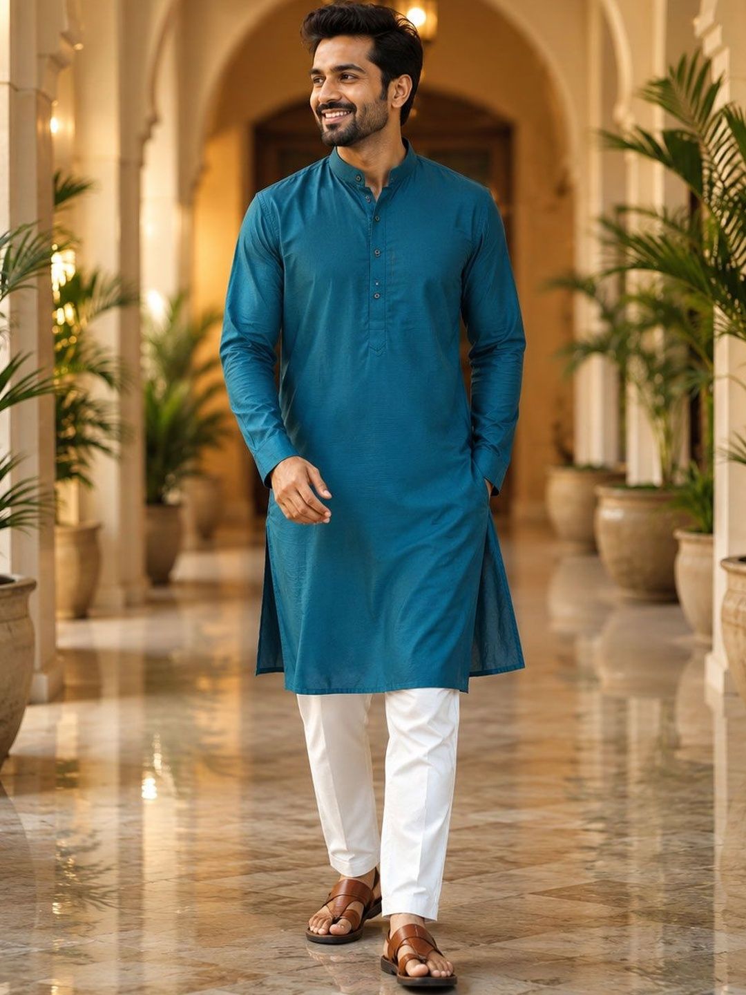 DEVOILER Men Kurta