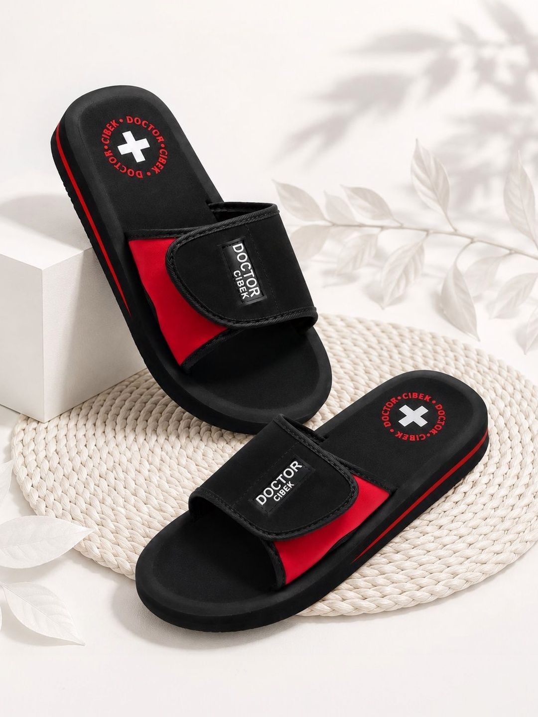 CIBEK Men Doctor Anti-Fatigue Lightweight Comfort Sliders