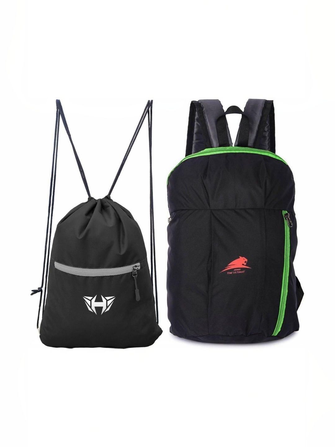 HMfurrys finest Men Brand Logo Contrast Detail Backpack