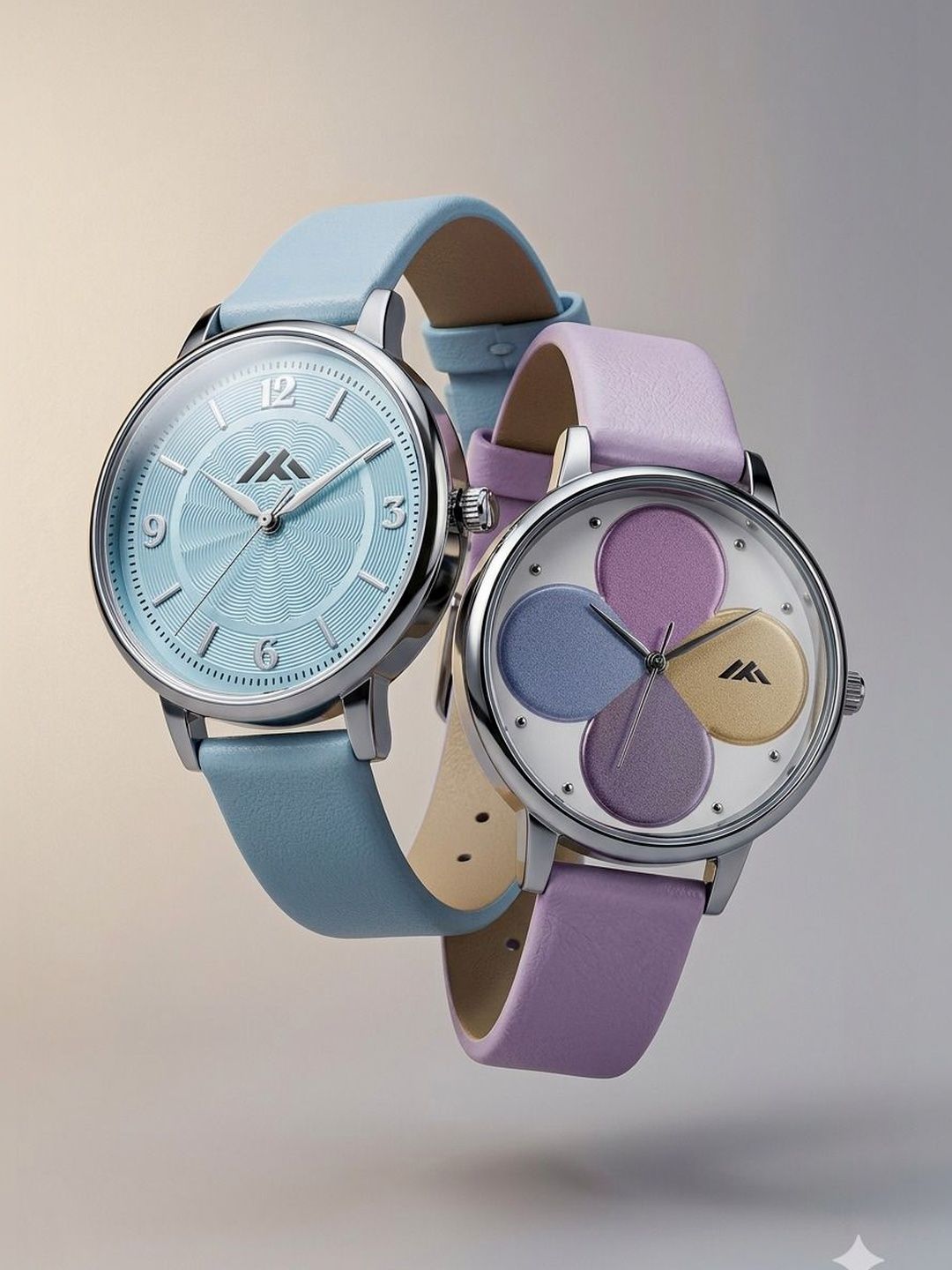 VIRAKTI Women Dial & Leather Straps Analogue Watch G-17-SKY BLUE-G-35-PINK-COMBO VIR