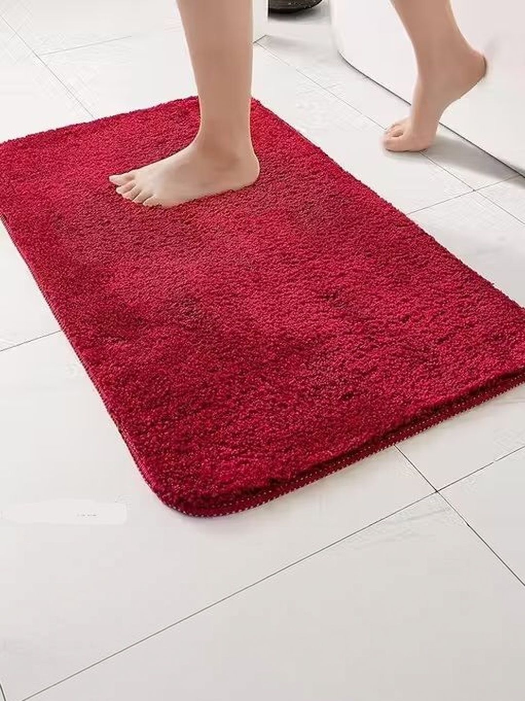 AaHo Decor Red Anti-Slip High Absorbent Doormats