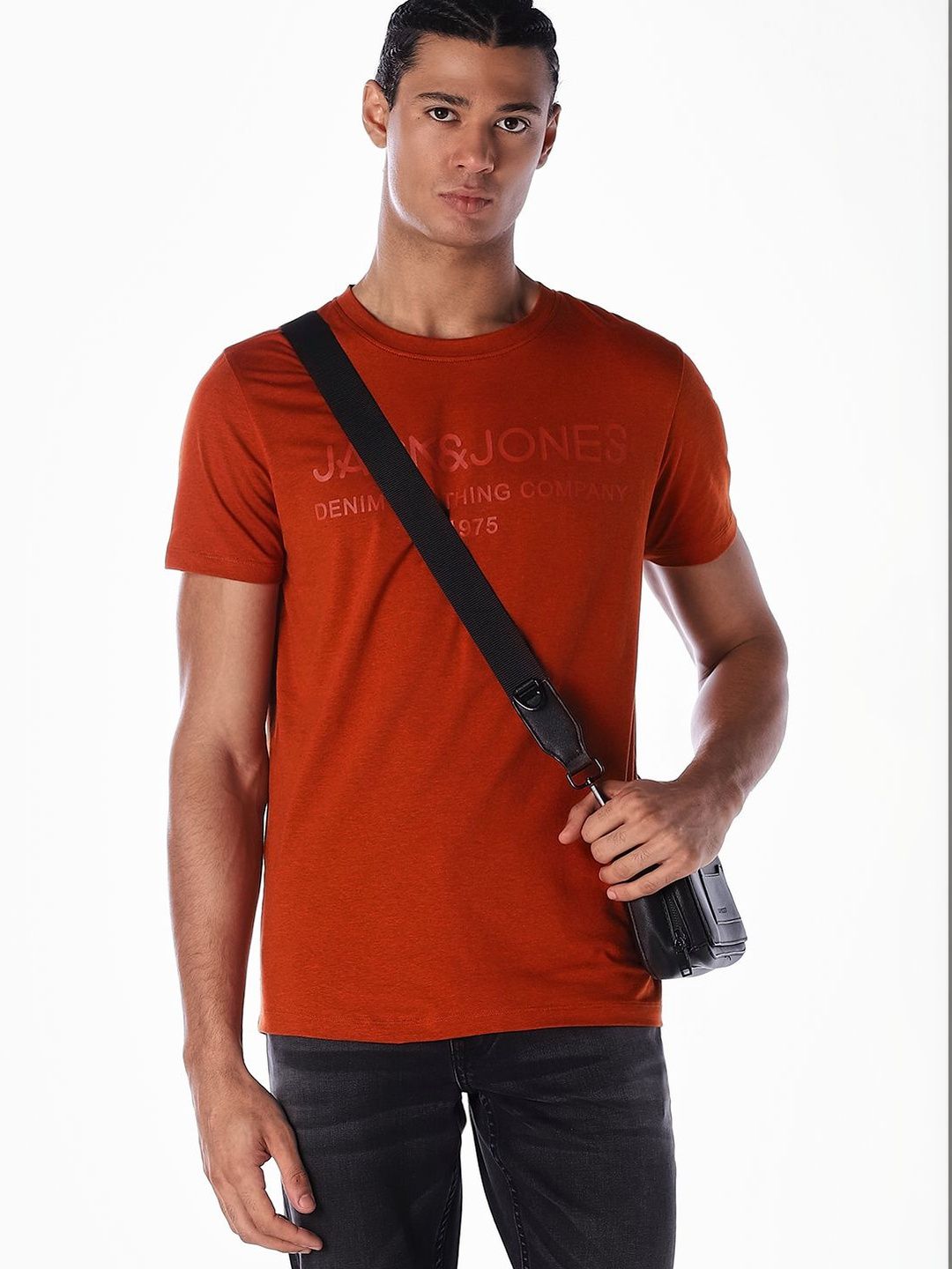 Jack & Jones Men Typography Printed T-shirt