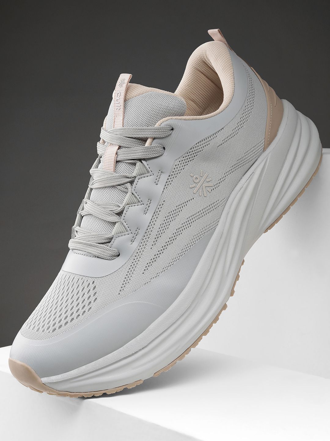 CULT Mens PaceCore Running Shoes - Lt. Grey