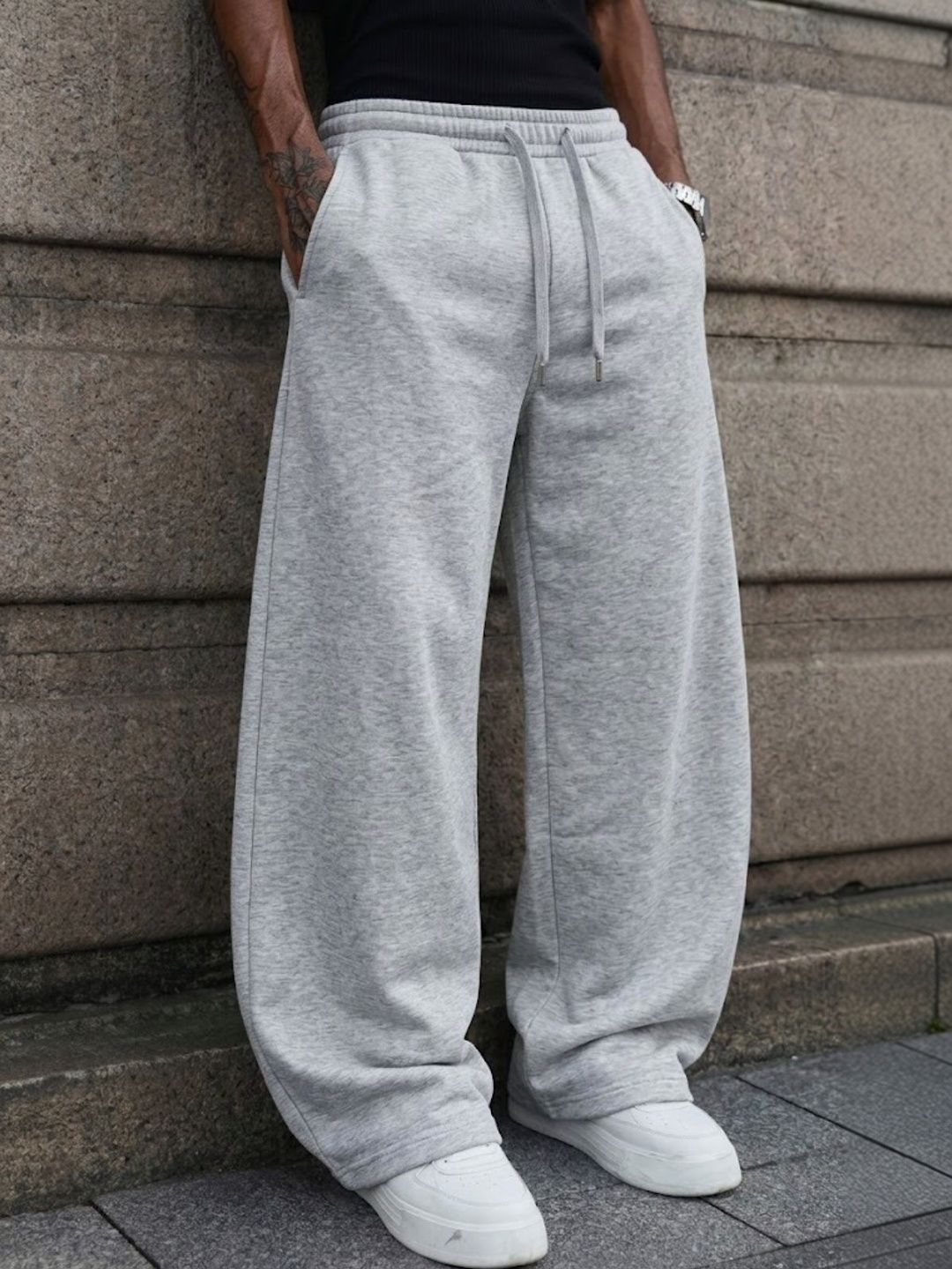 dockstreet Men Relaxed Fit Track Pants