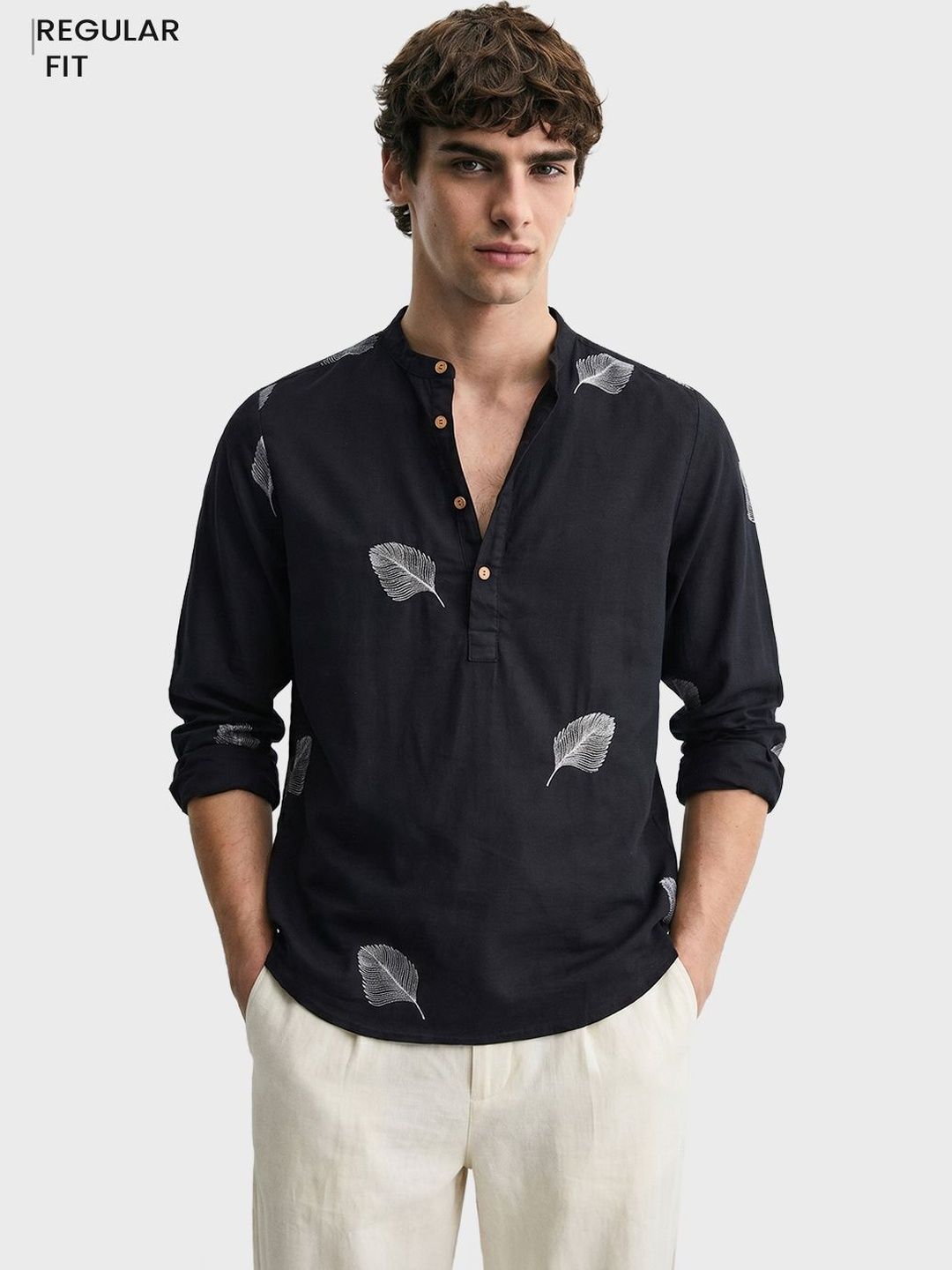 The Indian Garage Co Men Floral Printed Casual Shirt