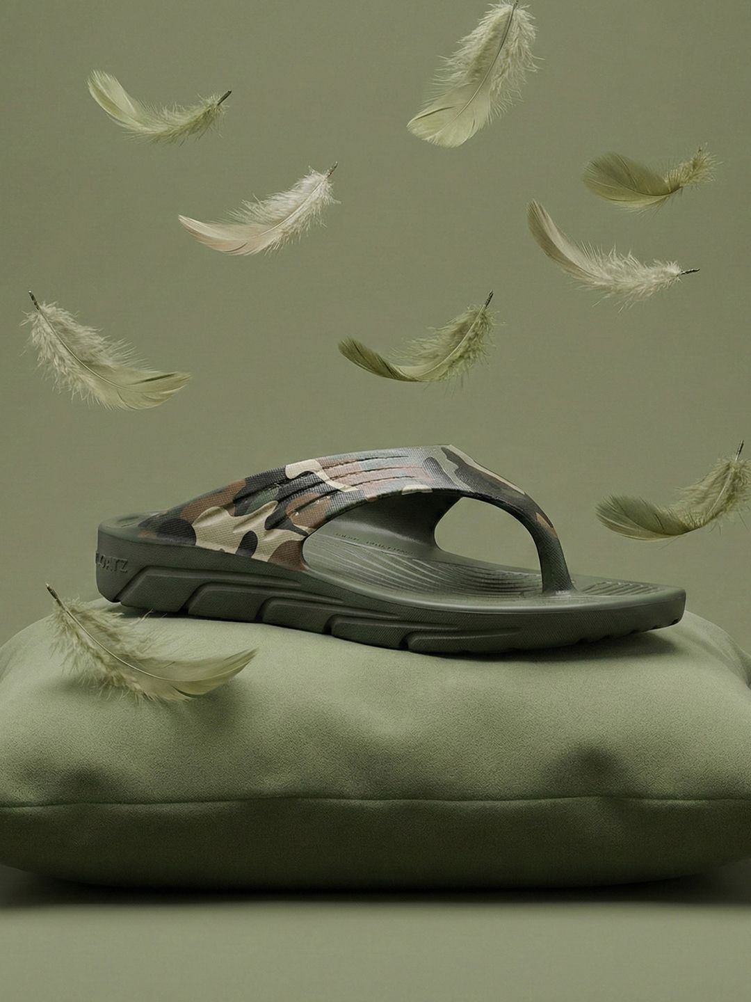 Floatz by Bata Men Printed and Lightweight Flip-Flops
