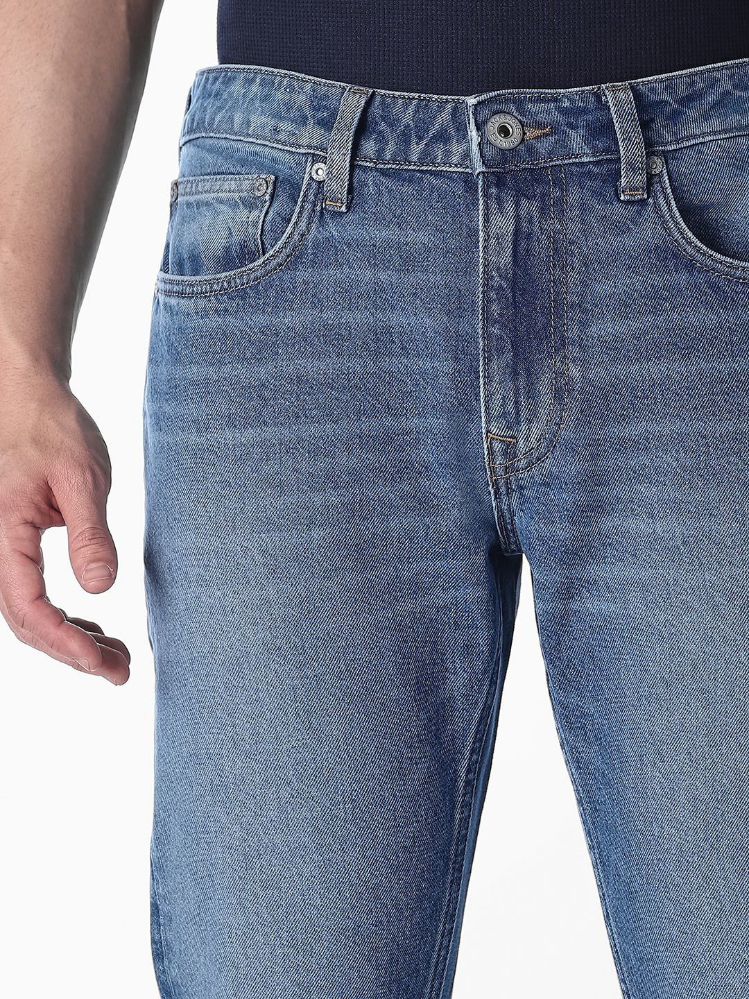 Slim Fit Low-Rise Light Fade Stretchable Jeans