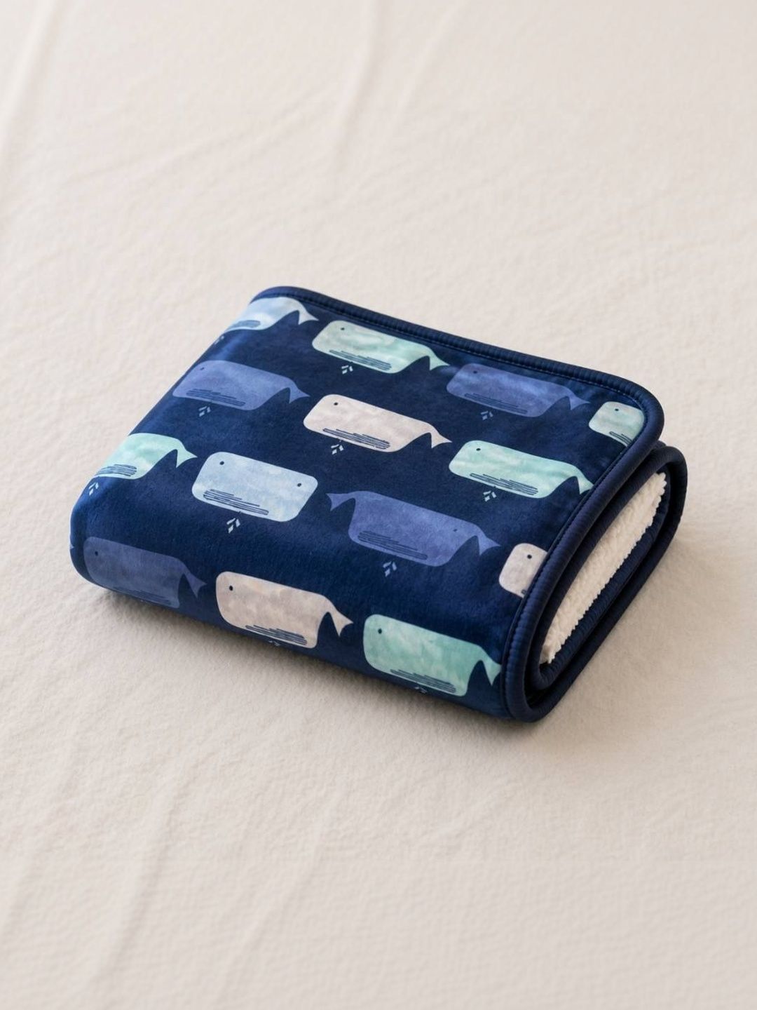 The Little Lookers The Little Lookers Navy Blue & Navy Blue Cartoon Characters 600 GSM Blanket