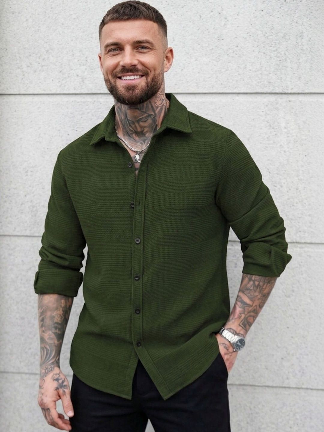 GENZILOOKS Men Standard Casual Shirt
