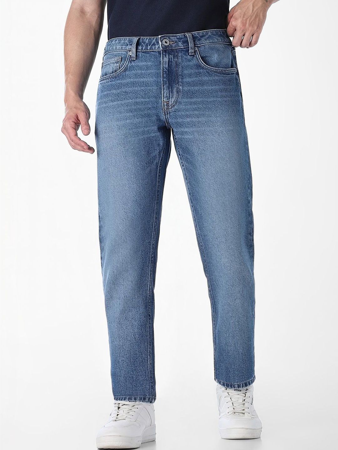 Slim Fit Low-Rise Light Fade Stretchable Jeans