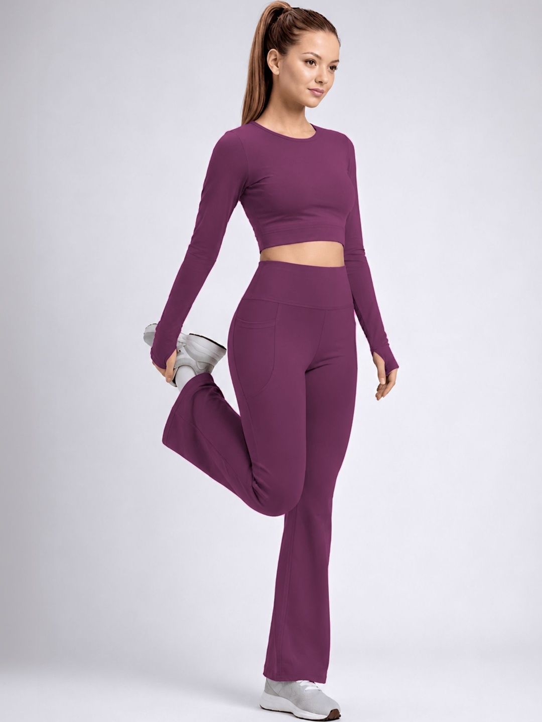 POOJARAN SAREE Round Neck Tracksuits
