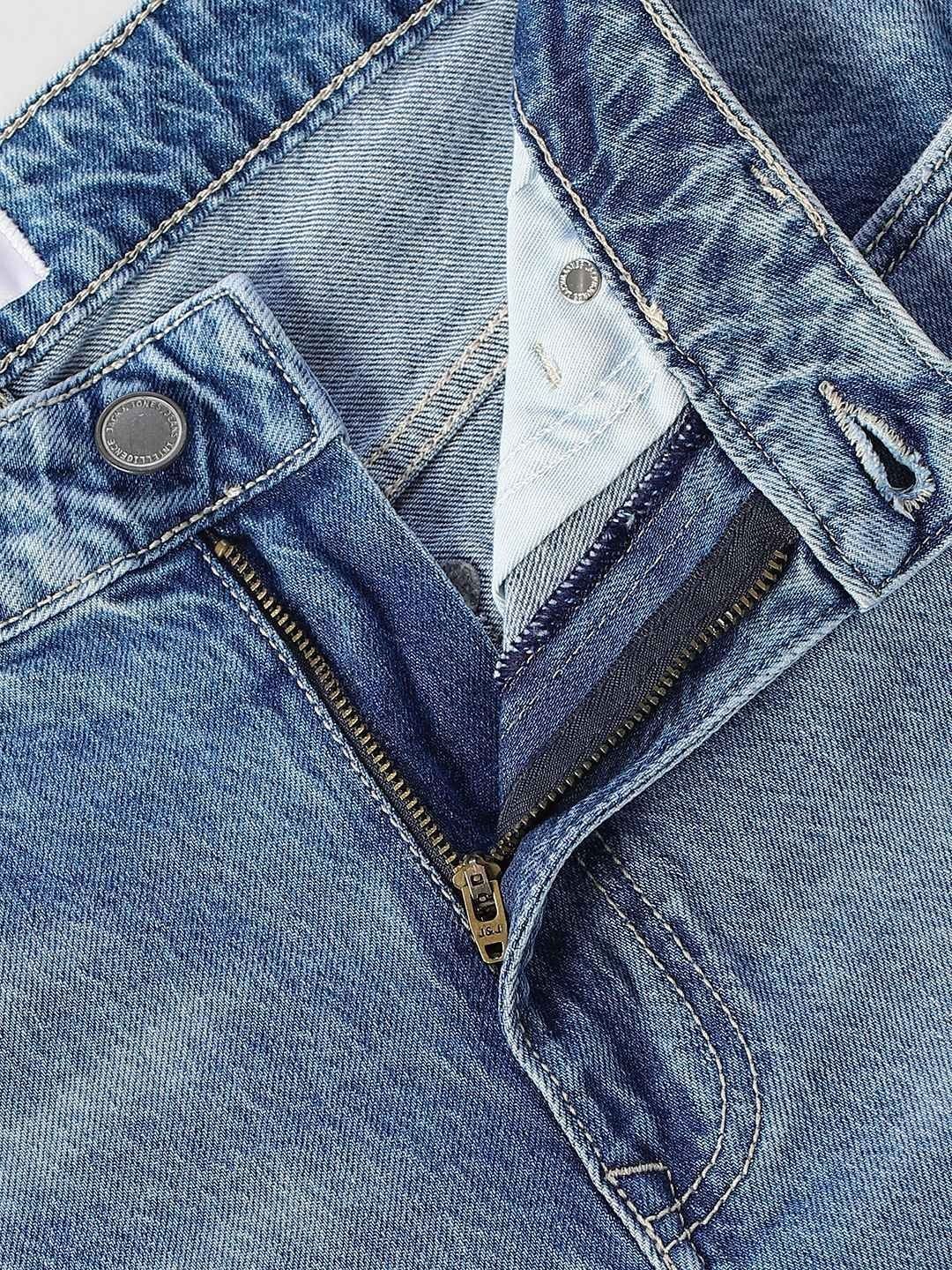 Wide Leg Low-Rise Light Fade Stretchable Jeans