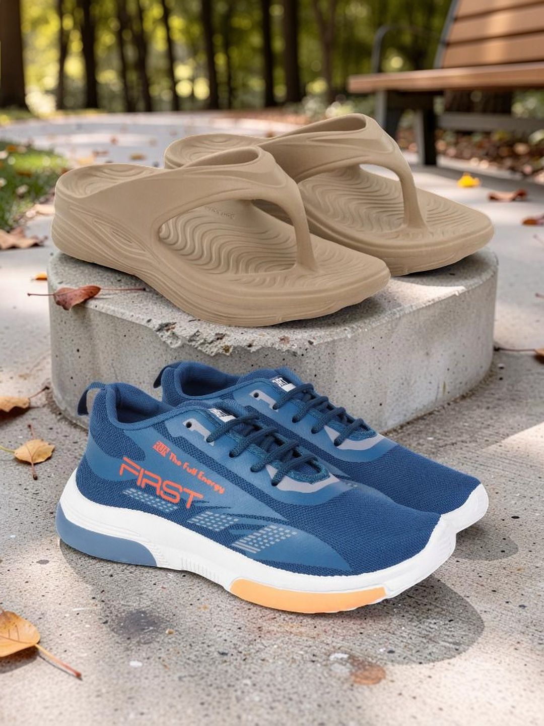 Vortek Men Mesh Running Non-Marking Shoes
