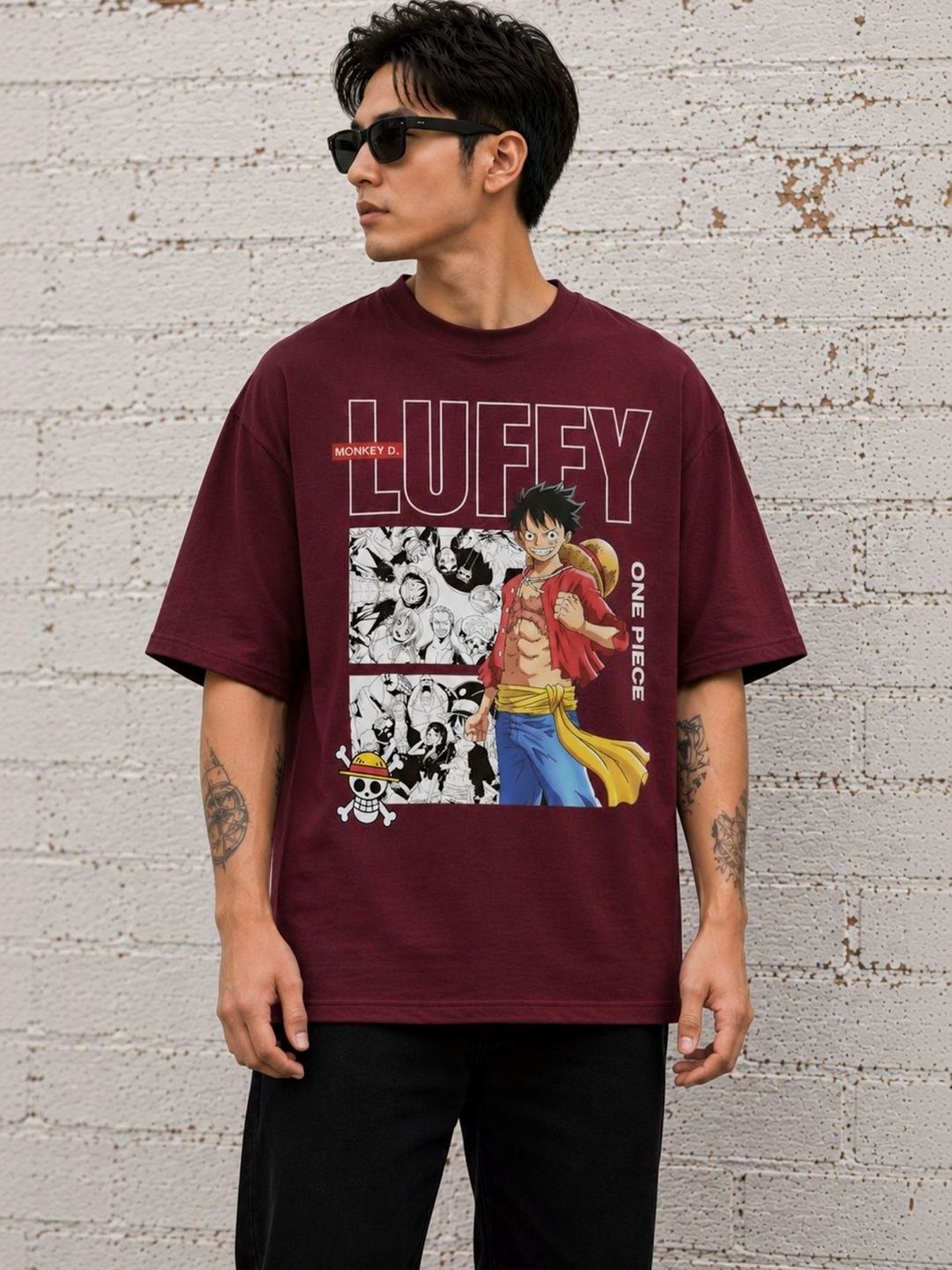 CAPTCHA Men Printed Pure Cotton T-shirt