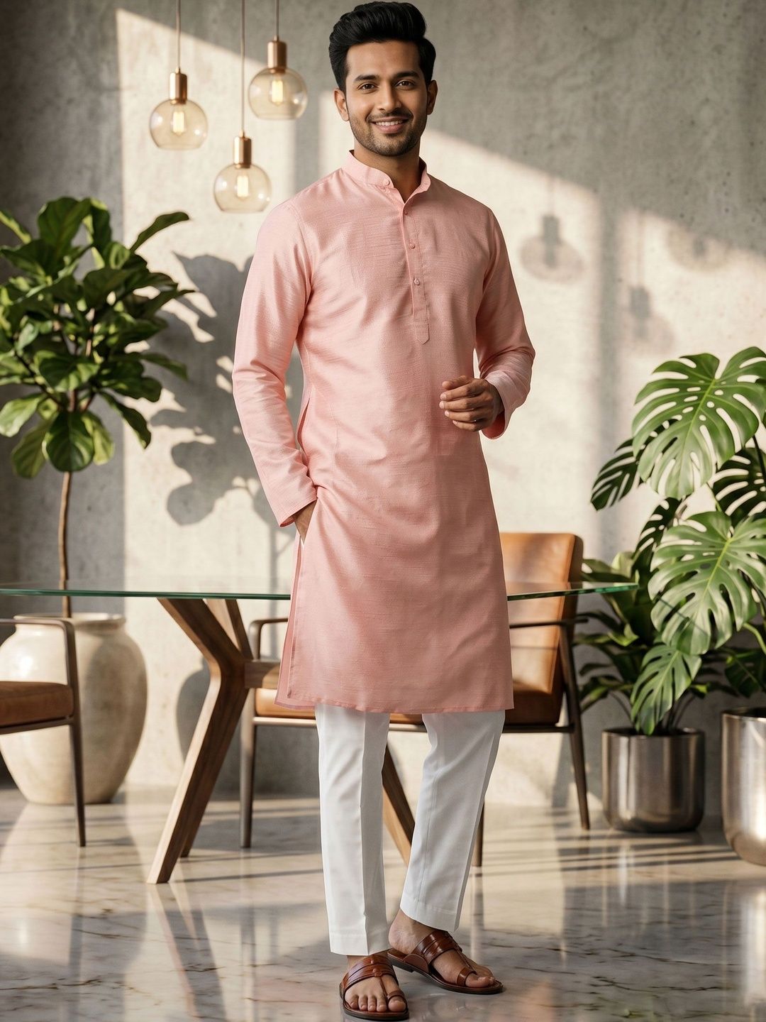 DEVOILER Men Kurta
