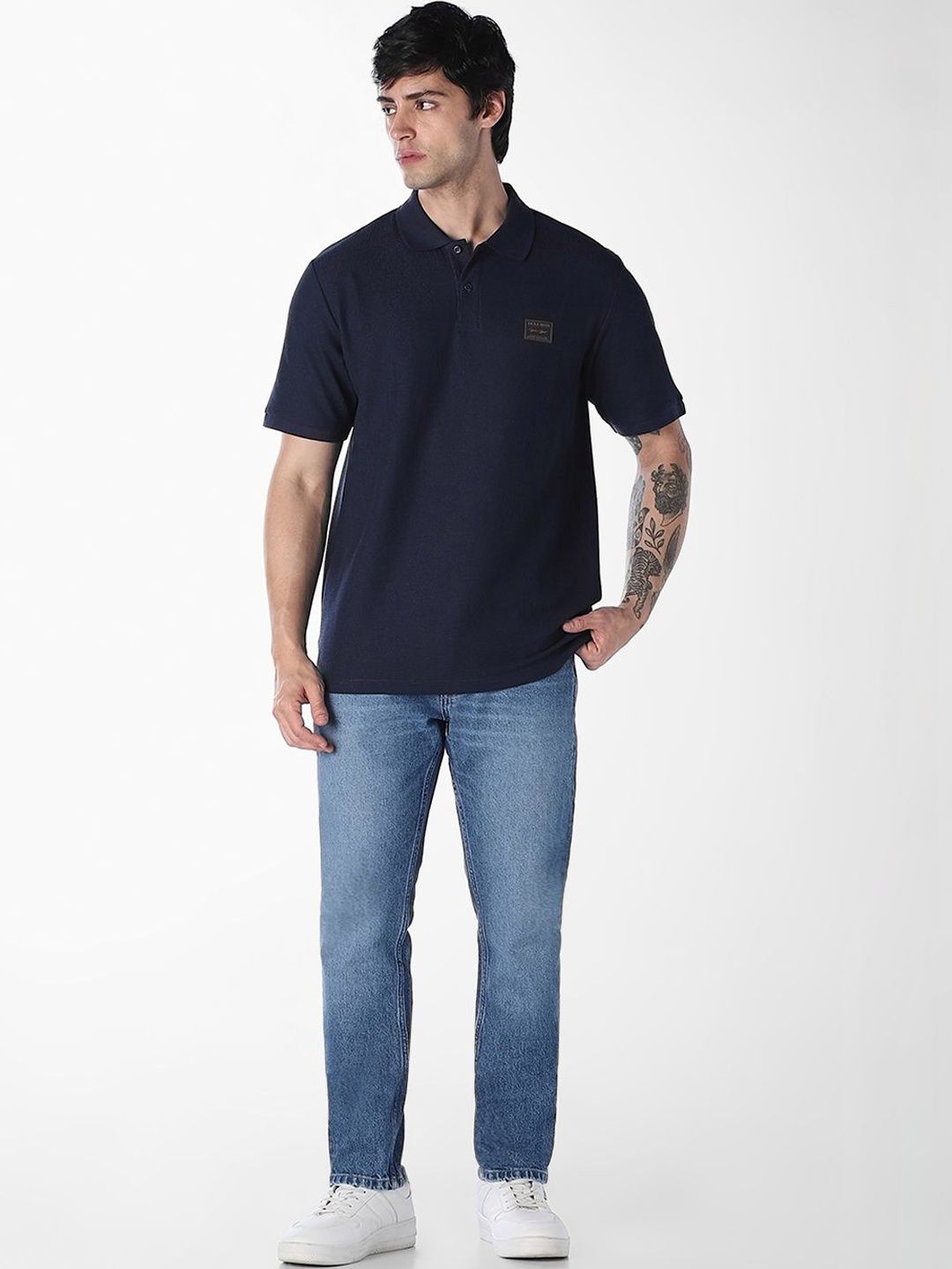 Slim Fit Low-Rise Light Fade Stretchable Jeans