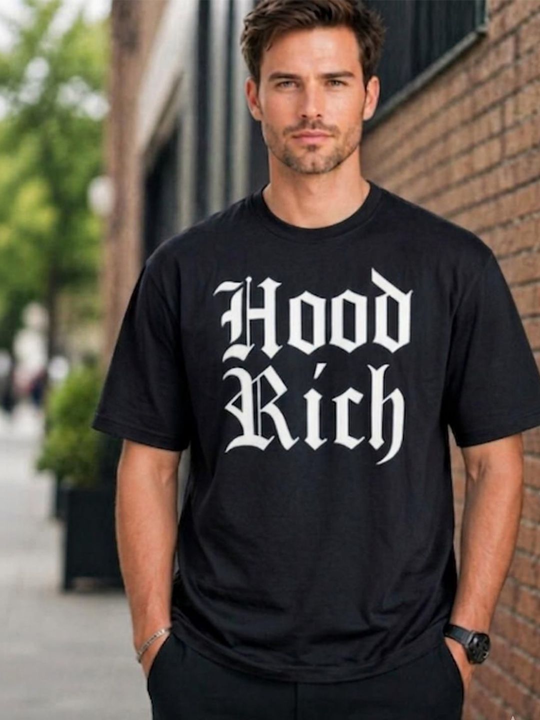 UTCV Men Typography Printed T-shirt