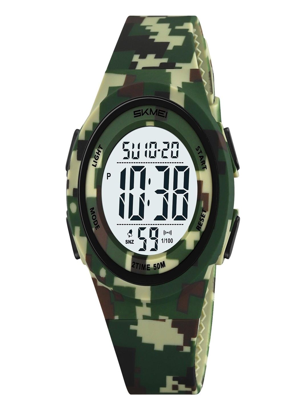 Skmei Skmei Unisex Kids Printed Dial & Straps Digital Multi Function Watch 2286CMGN
