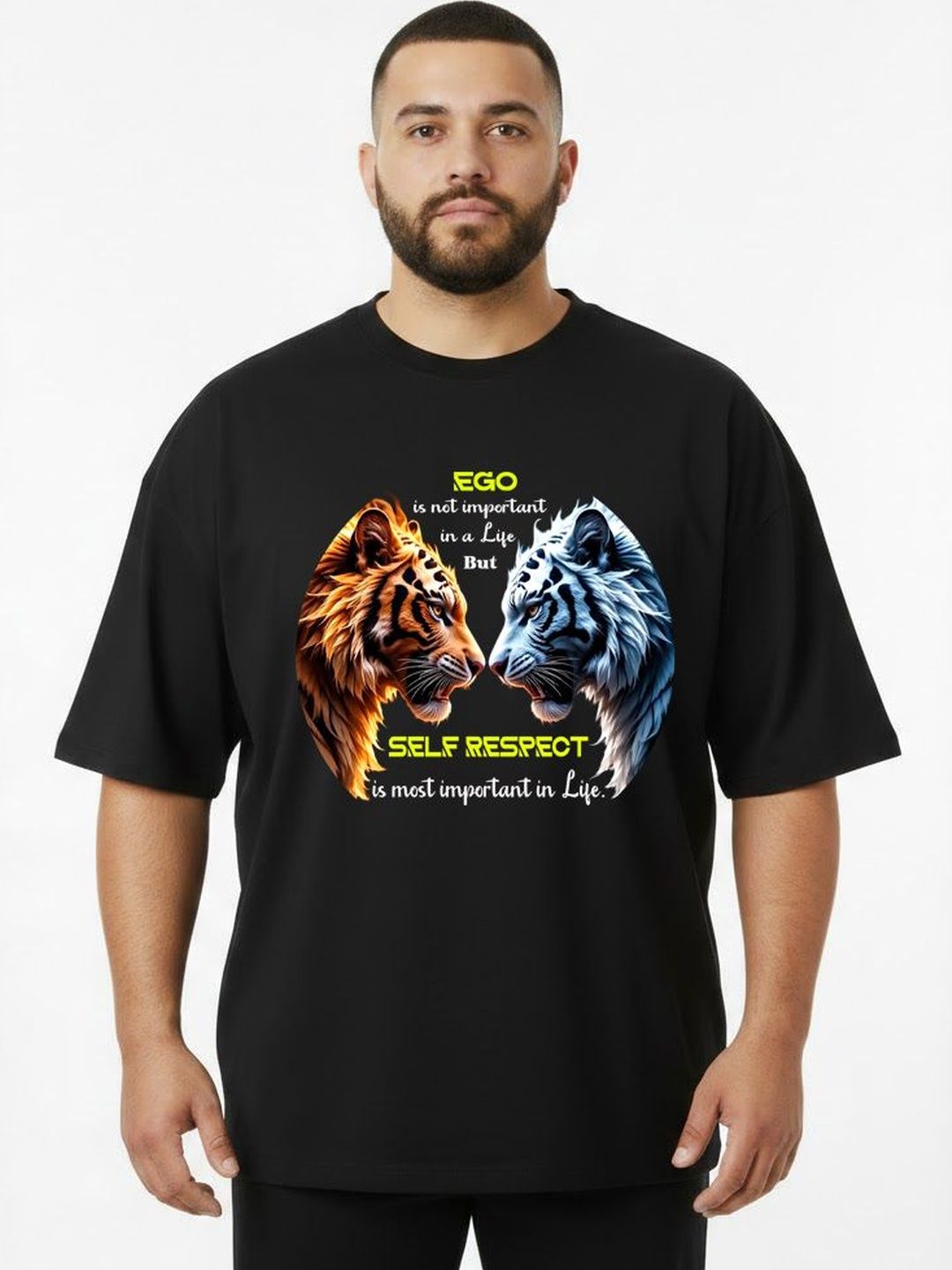 Trihi Fashion Men Printed T-shirt