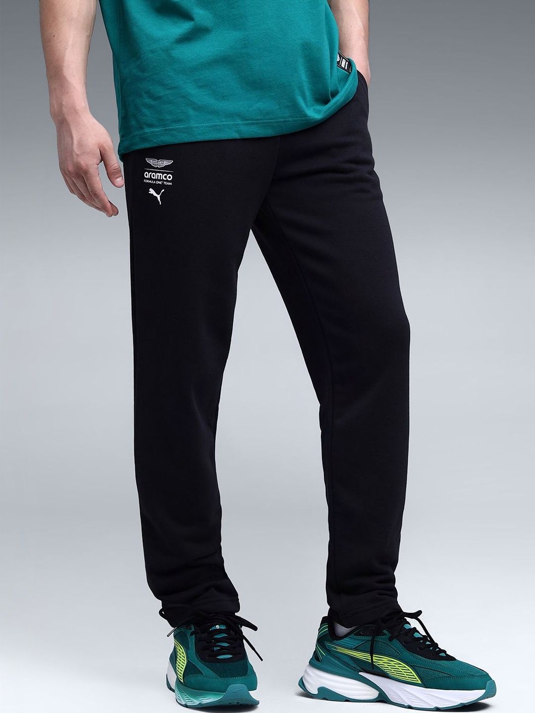 PUMA Motorsport Puma Aston Martin F1 Essentials Mens Side Pocket Sweat Pants