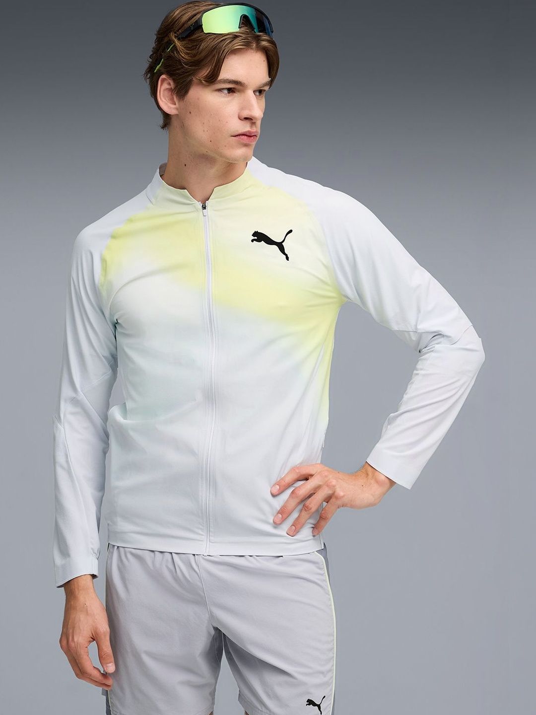 Puma LIGHTSPEED Men's Colorblock Running Jacket