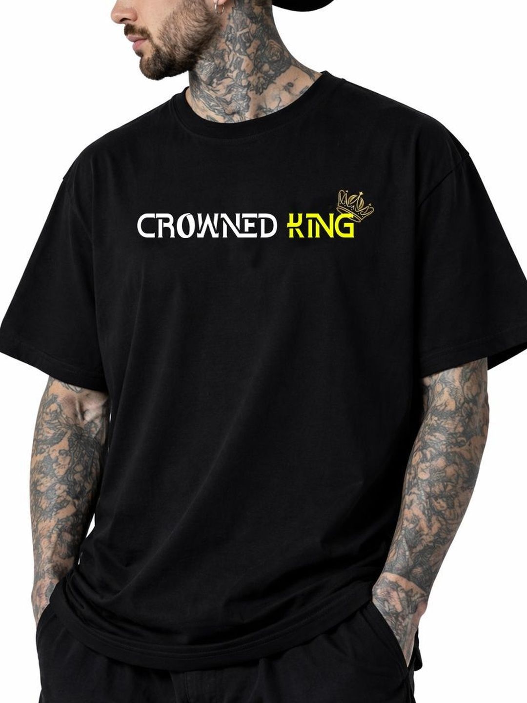 Trihi Fashion Men Printed T-shirt