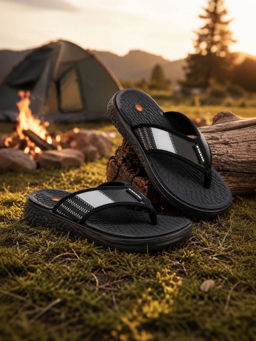 JOOTIYAPA Men Colourblocked Thong Flip-Flops