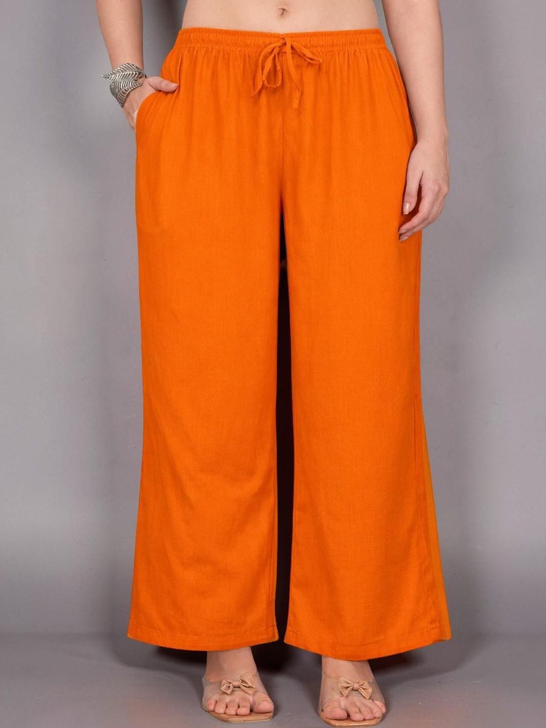 KALINI Women Flared Ethnic Palazzos