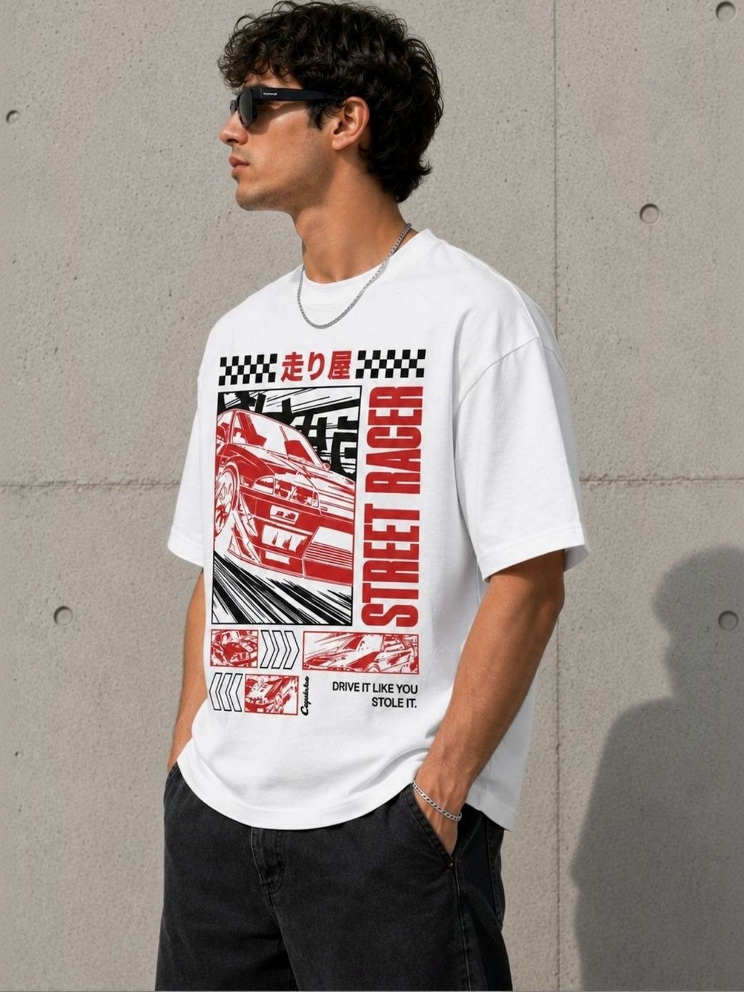 CAPTCHA Men Printed Pure Cotton T-shirt