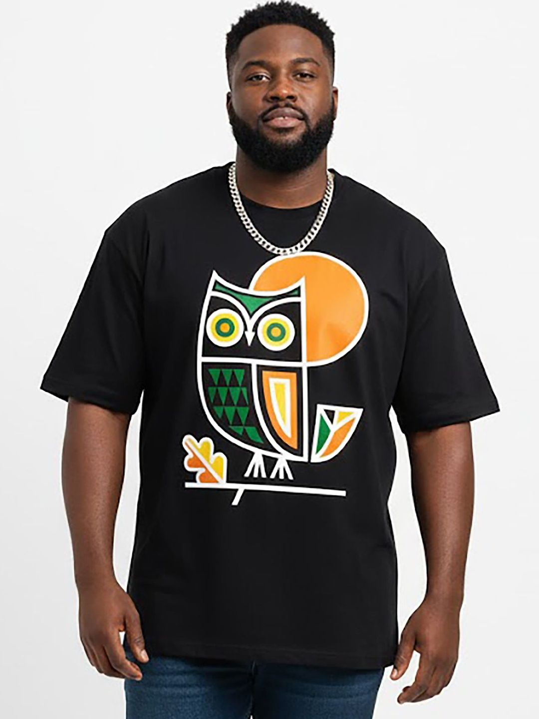 Trihi Fashion Men Printed T-shirt