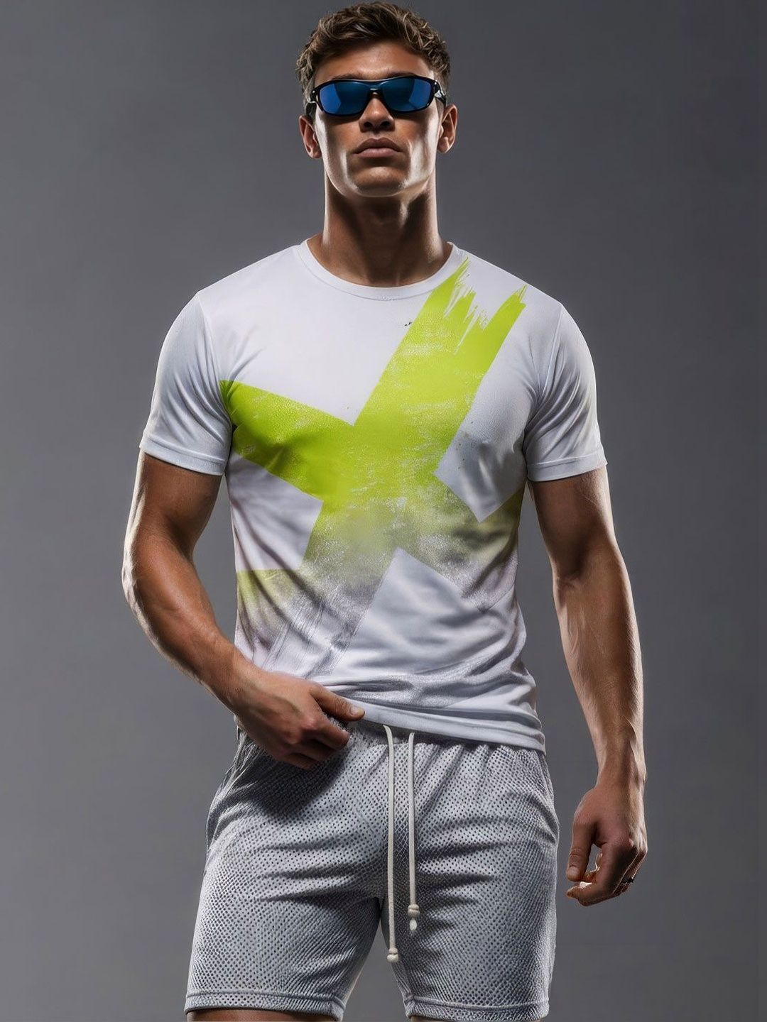 WROGN Men Printed Slim Fit T-shirt