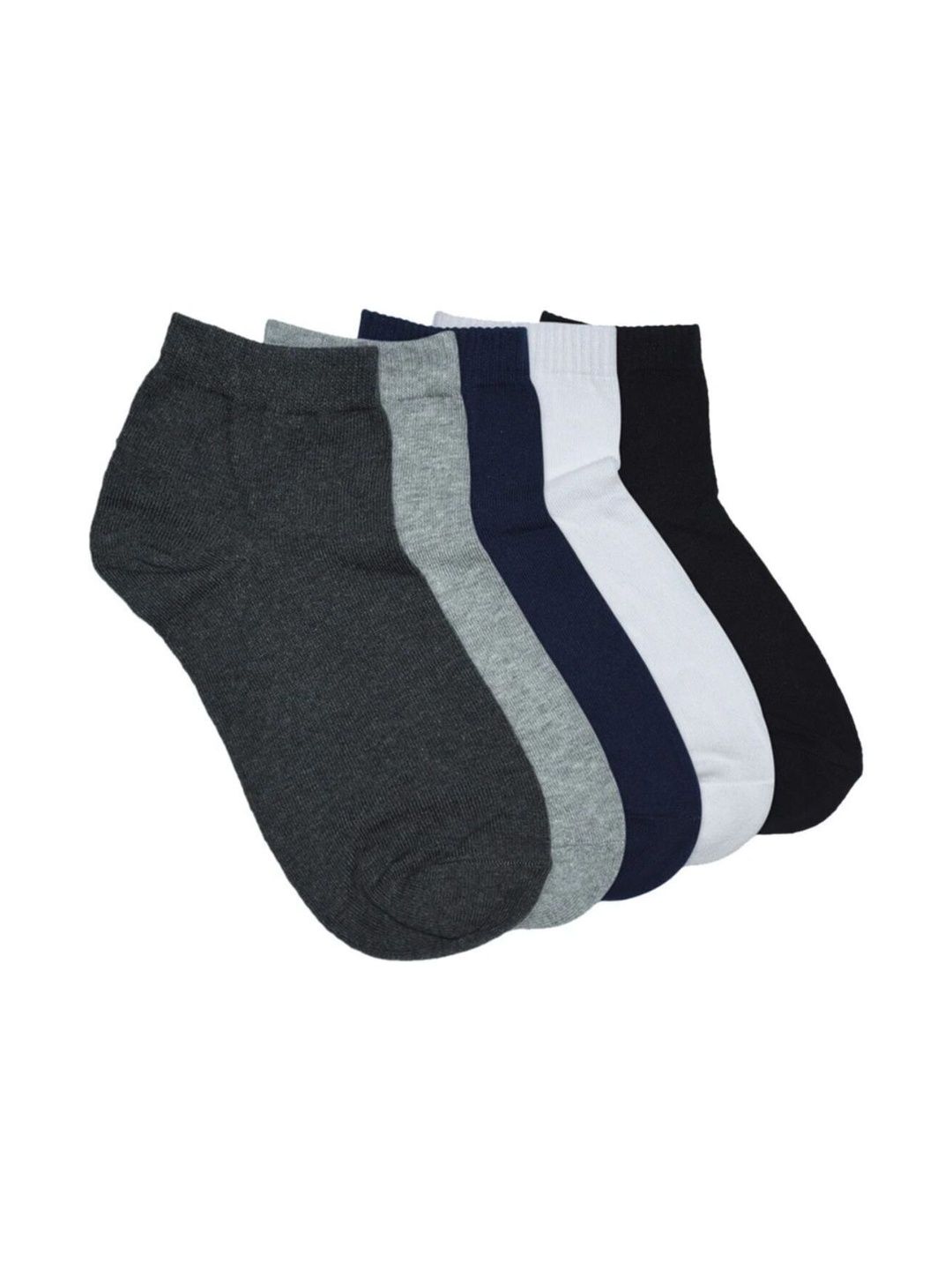 akeet trend Men Pack of 5 Cotton Assorted Ankle Length Socks