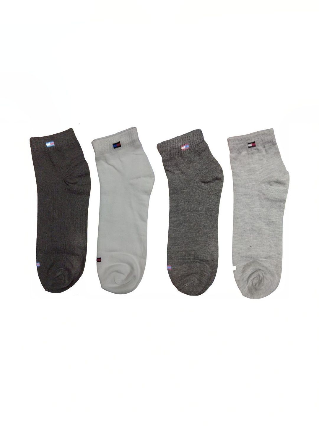 akeet trend Men Pack of 4 Cotton Assorted Ankle Length Socks