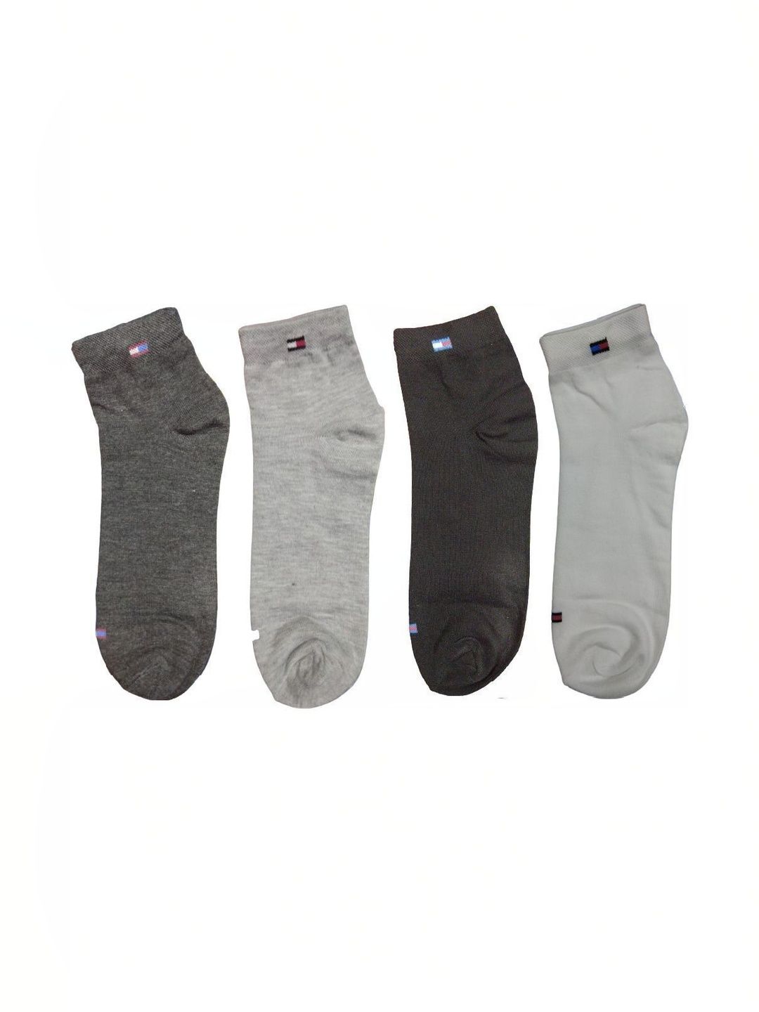 Akeeta Men Pack of 4 Cotton Assorted Ankle Length Socks