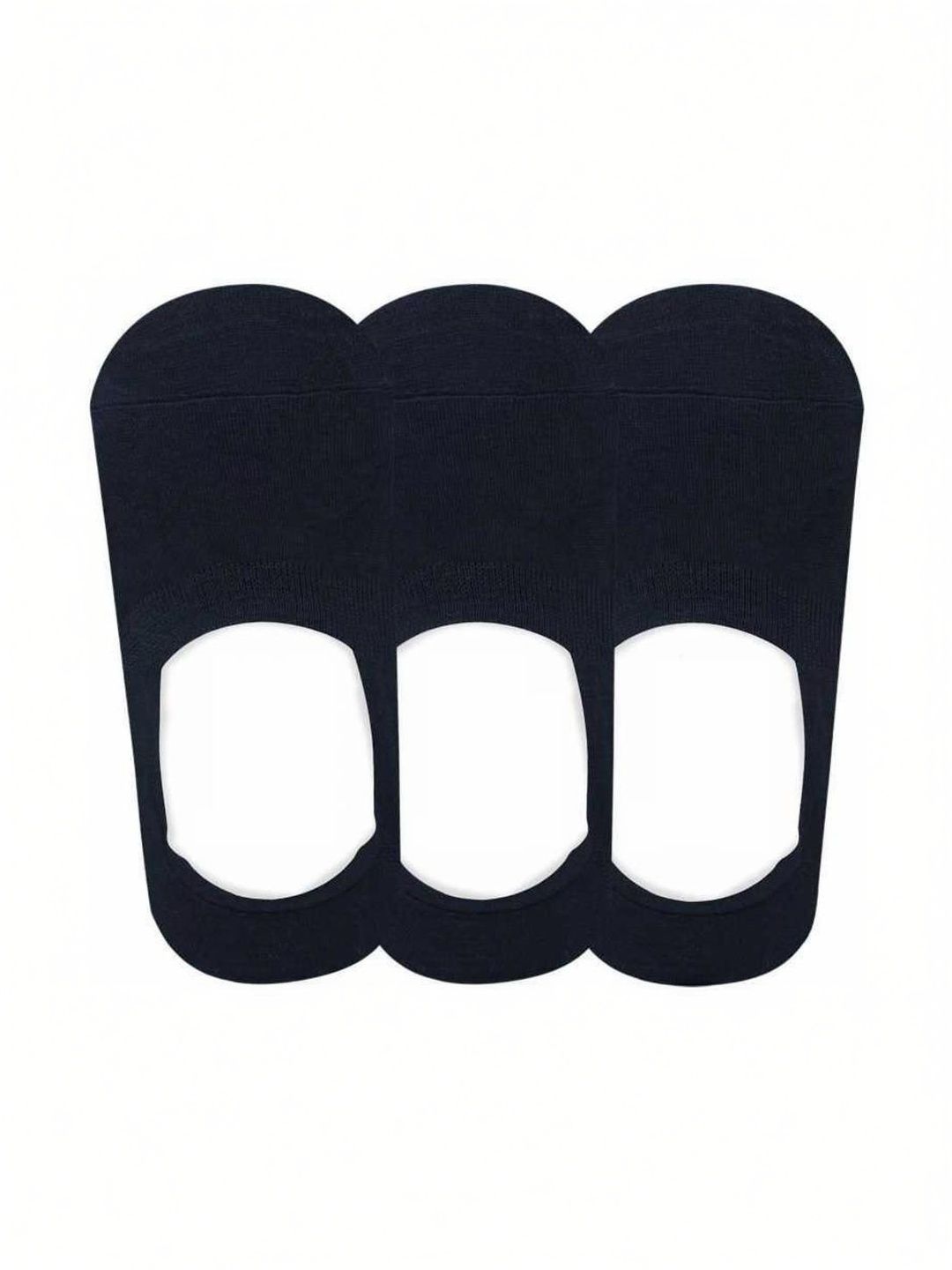 Akeeta Men Pack of 3 Cotton Assorted Shoe Liners Socks