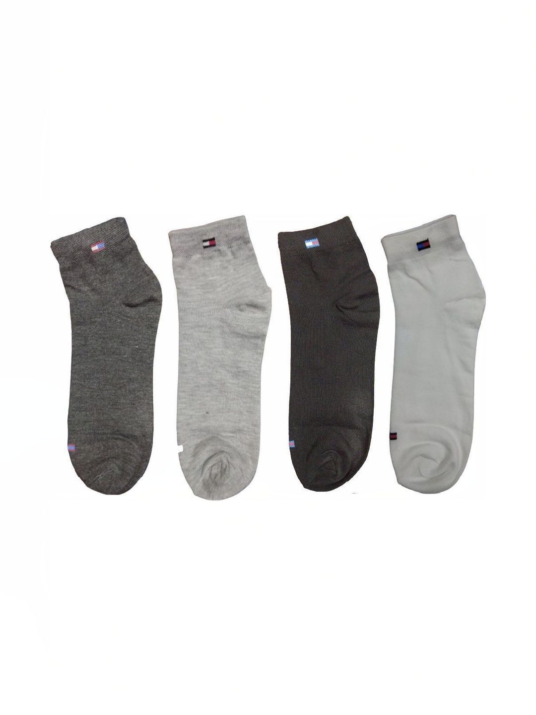Akeeta Men Pack of 4 Cotton Assorted Ankle Length Socks