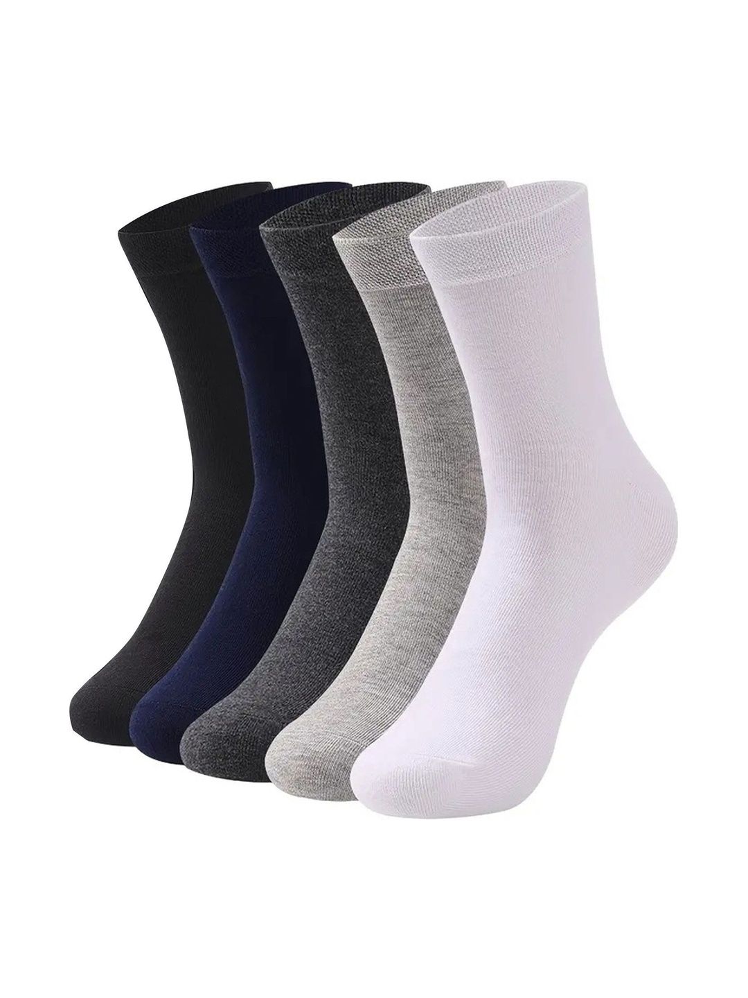 akeet trend Men Pack of 5 Cotton Assorted Calf Length Socks